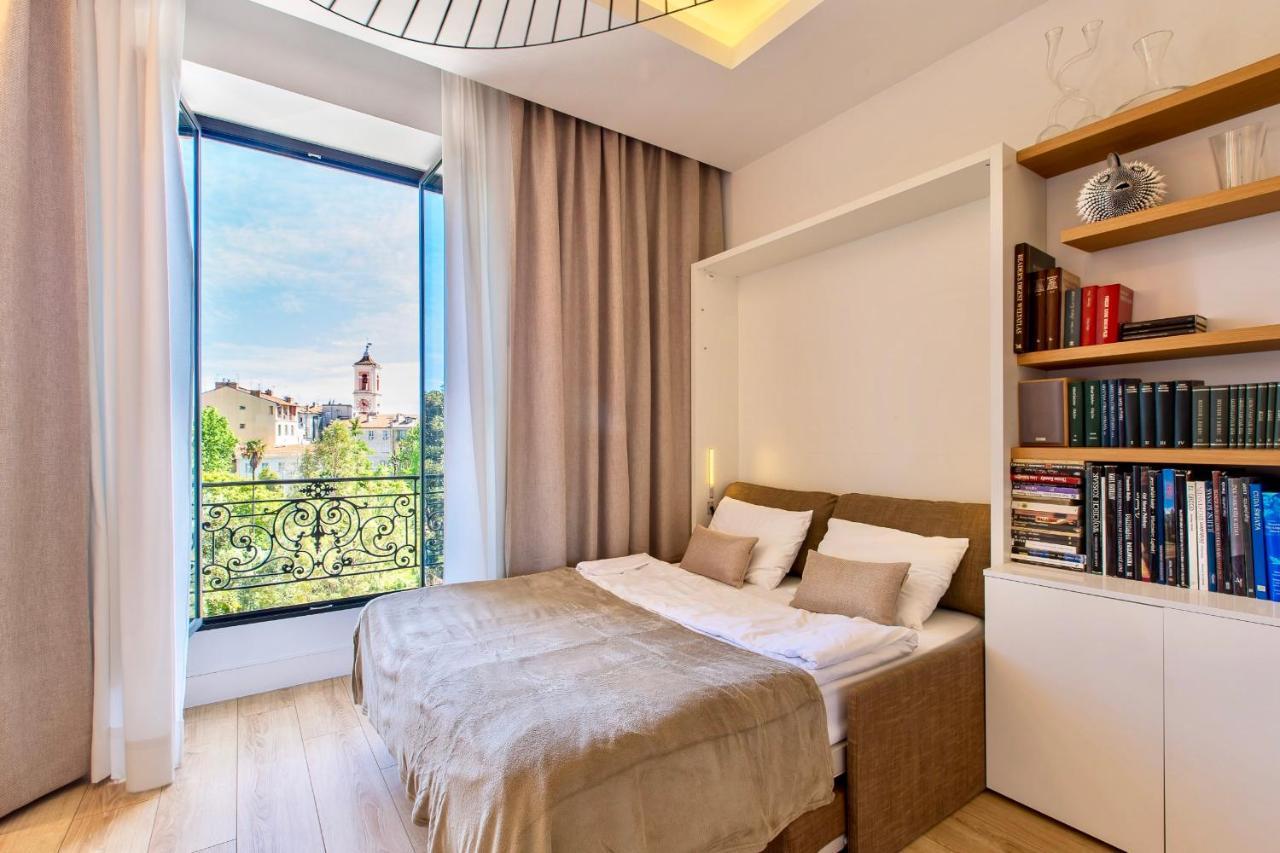 Grand H -F2, Face Vieux- Nice, Terrasse, Ascenseur, Climatisation, Terrace - Nice City Center Eksteriør billede